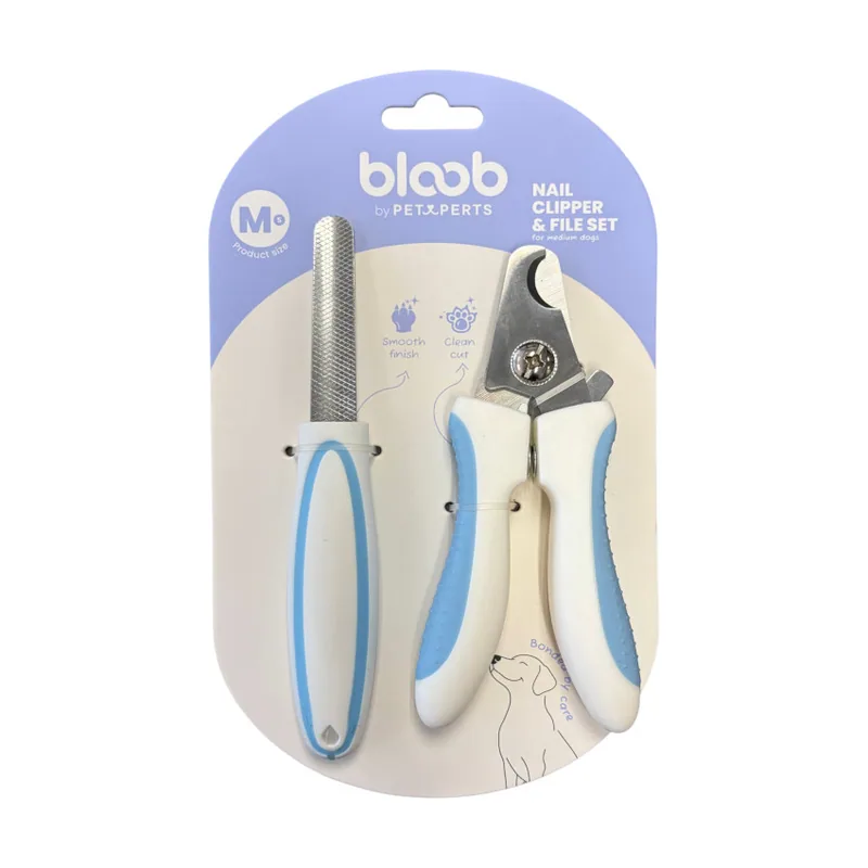 Bloob Set Cortauñas y Lima para perros