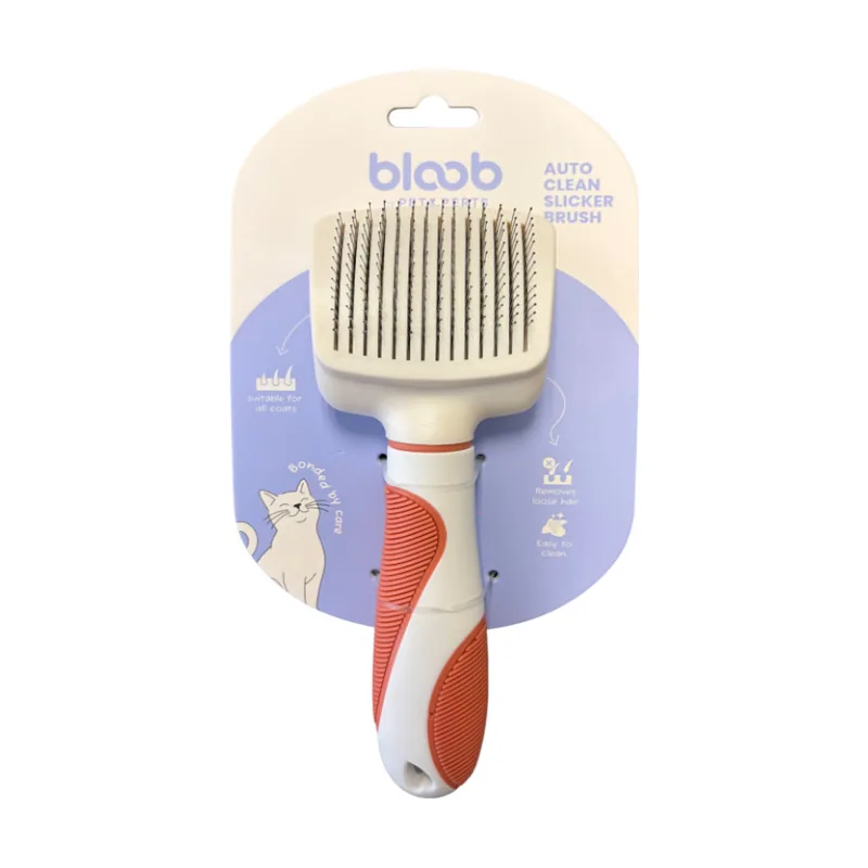 Bloob Cepillo Carda Autolimpiante para gatos
