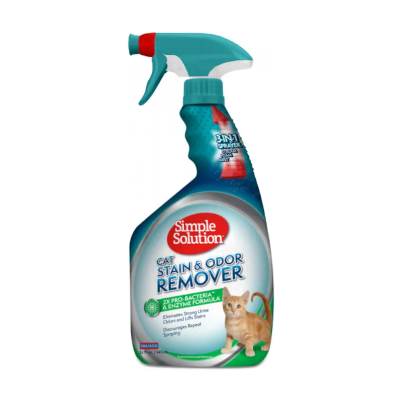 Simple Solution Simple Solutions Spray Removedor de Orina para gatos
