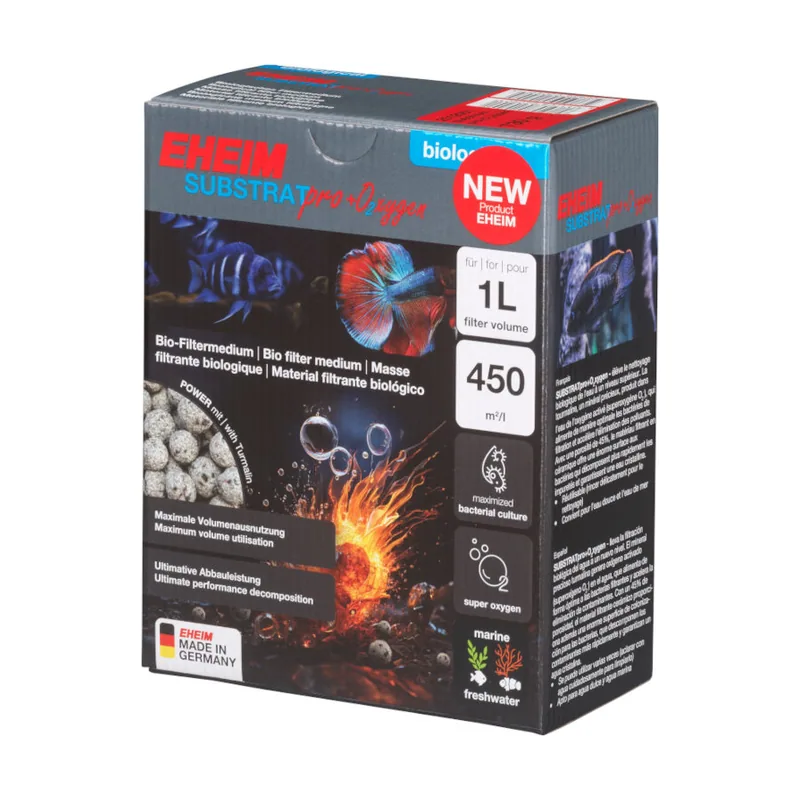 Eheim 1 L Substrat pro+O2xygen Material Filtrante para Filtro para acuarios