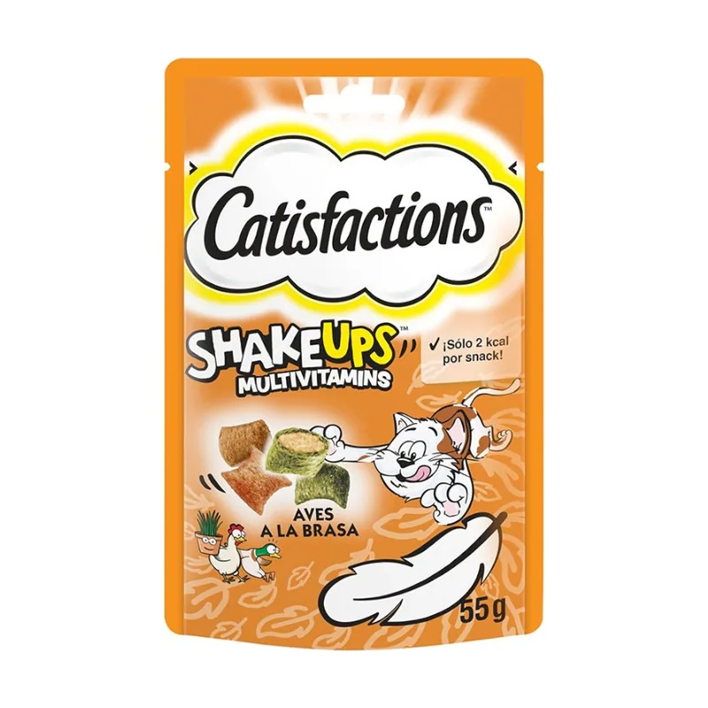 Catisfactions 55 g Bocaditos ShakeUps Aves a la Brasa