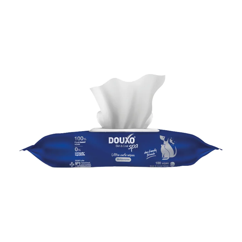 Douxo Ceva Spa toallitas multiusos para perros y gatos