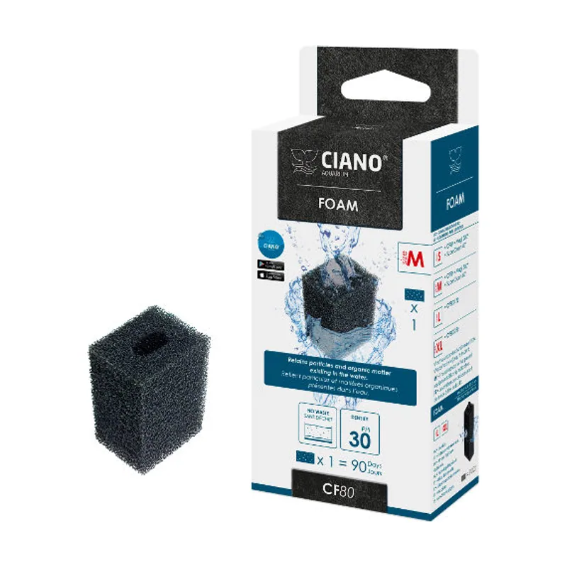 Ciano M CF80 Esponja de Recambio para acuarios