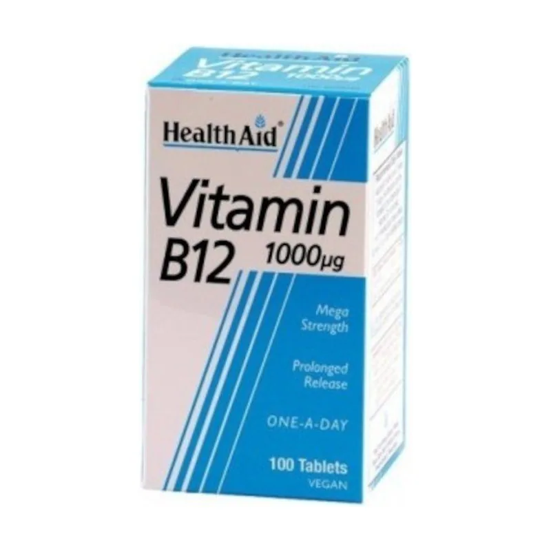 Health Aid Vitamina B12 1000 mcg 50 Comprimidos