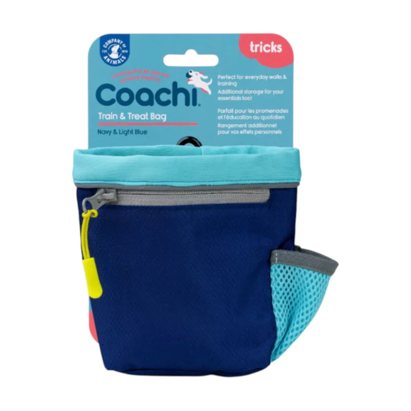 Company Of Animals Coachi bolsa porta snacks de adiestramiento azul/celeste para perros