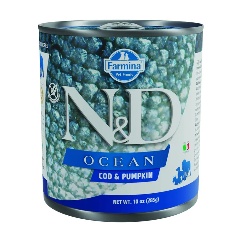 Farmina 285 g N&D Ocean Bacalao y Calabaza lata