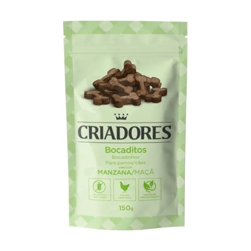 Criadores 150 g bocaditos de manzana