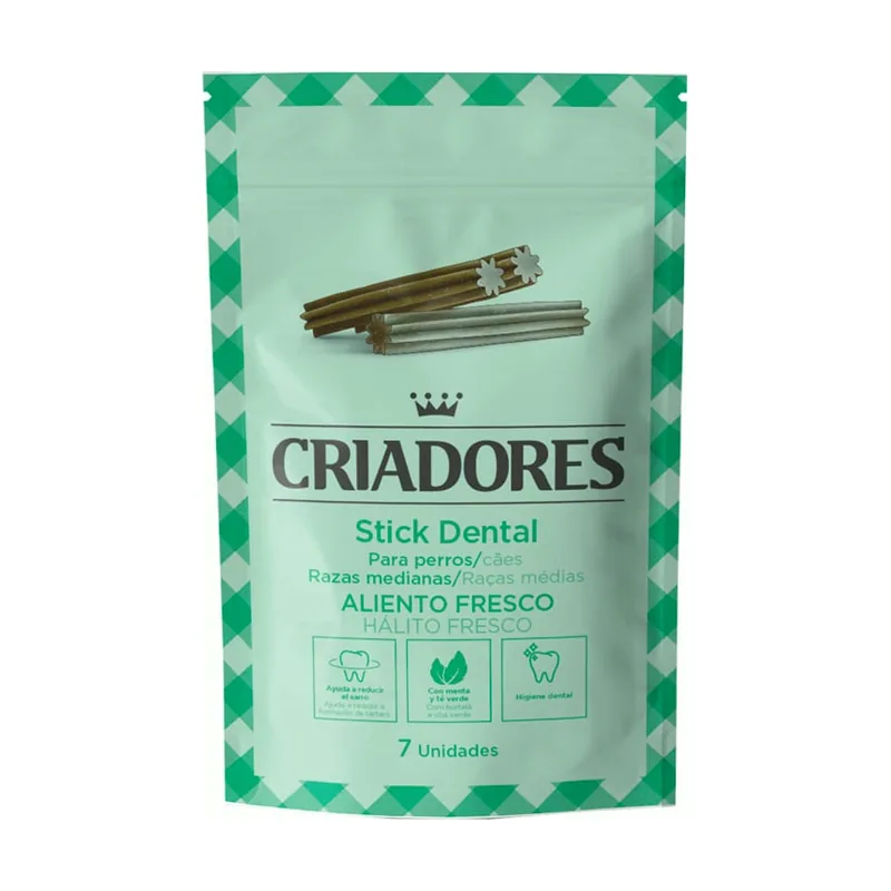 Criadores 7 barritas Snacks Dentales Aliento Fresco