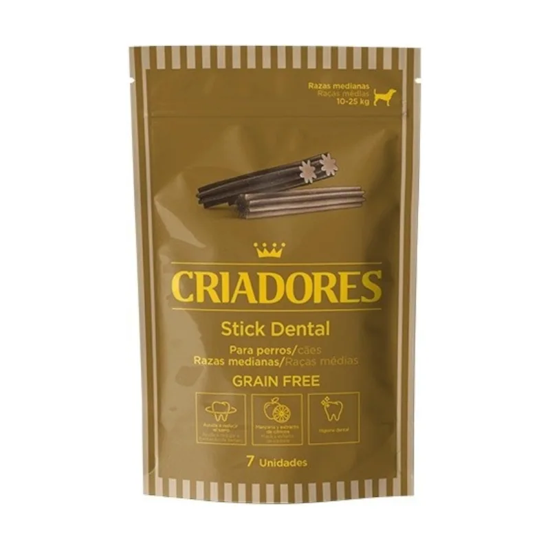 Criadores 7 barritas Snacks Dentales Grain Free