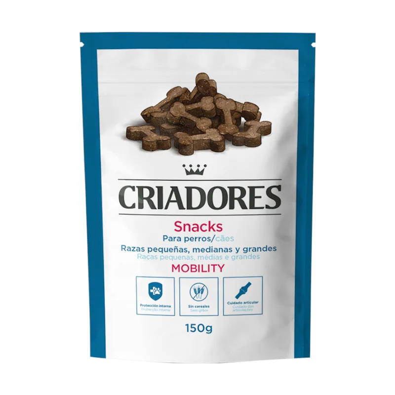 Criadores 150 g Bocaditos Adult Mobiltity de Salmón
