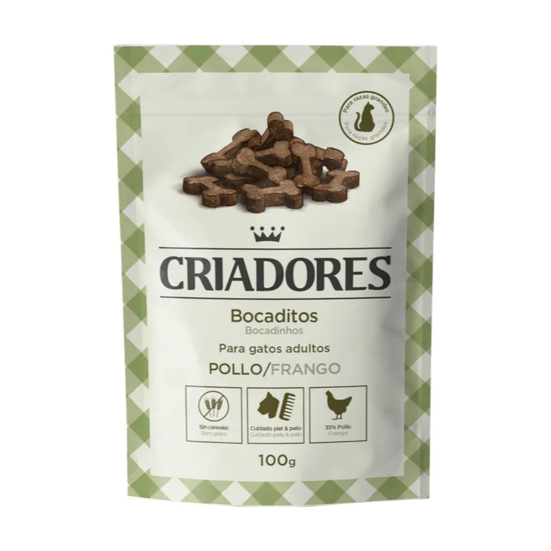 Criadores 100 g Bocaditos de Pollo snack