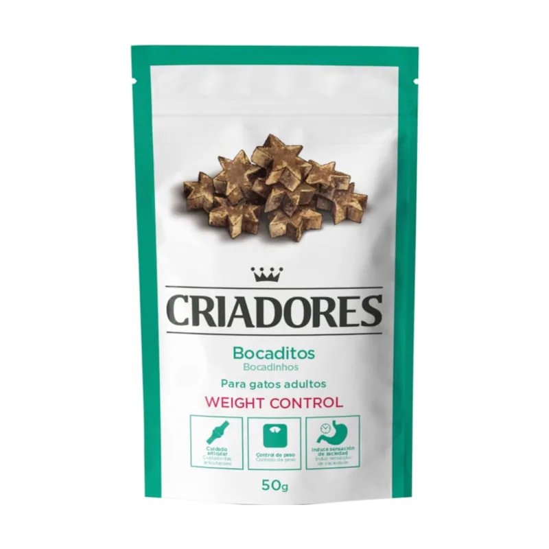 Criadores 50 g Bocaditos Weight Control de Pavo snack
