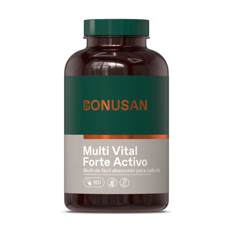 Bonusan Multivital Forte Activo Multivitamínico 180 Cápsulas