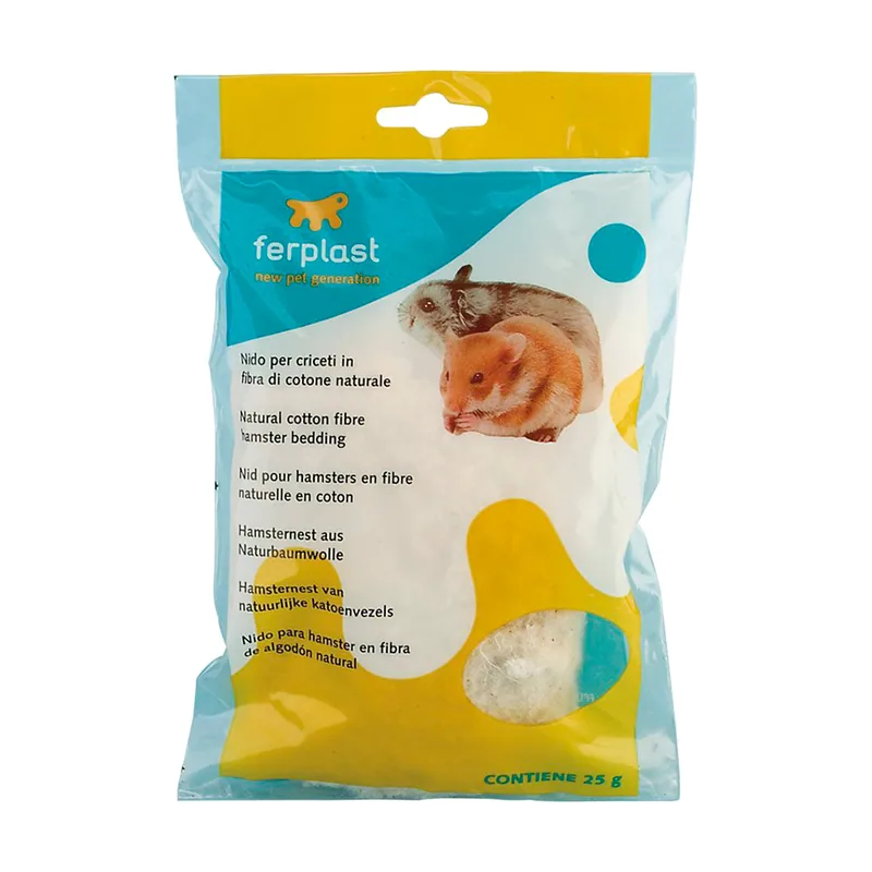 Ferplast Nido de Fibra de Algodón para Hámsteres