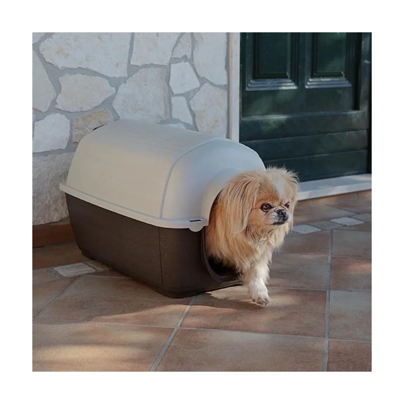 Ferplast Kenny Caseta de Plástico Marrón para perros
