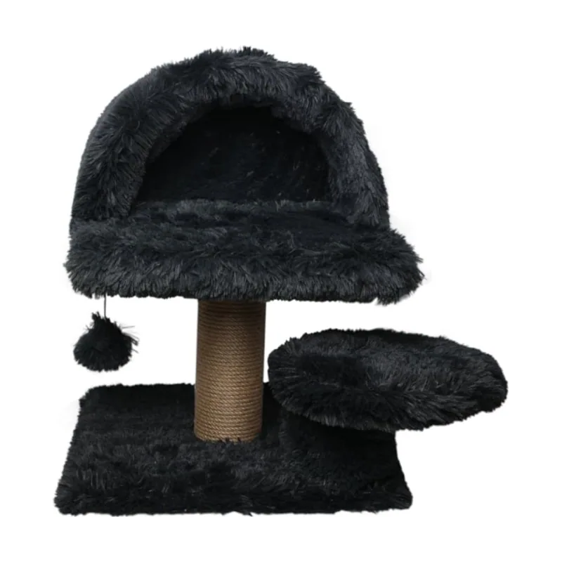 Catshion Susy Poste Rascador con Cueva Gris para gatos
