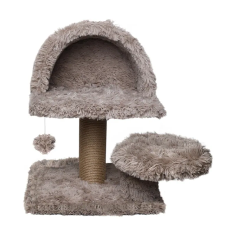 Catshion Susy Poste Rascador con Cueva Beige para gatos