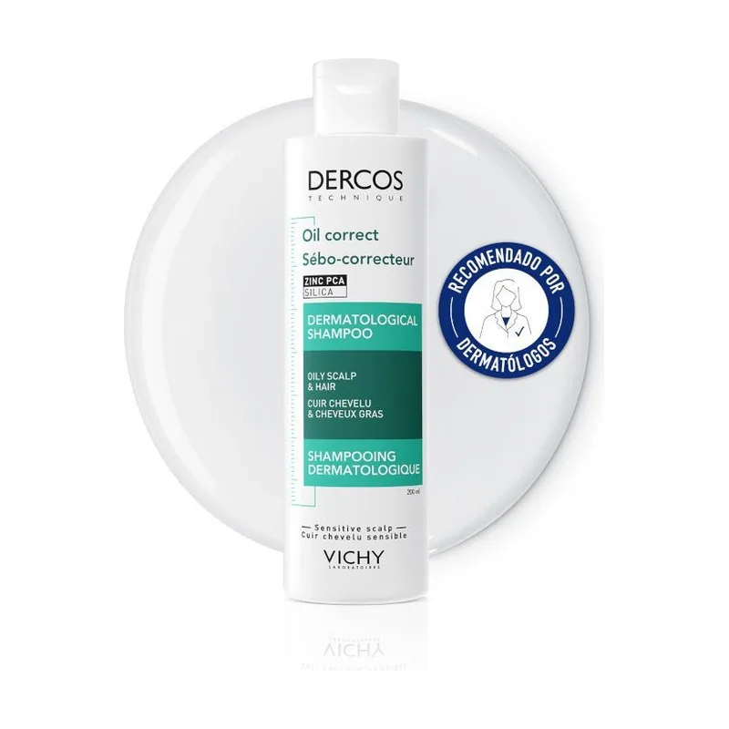 Dercos - Vichy VICHY Dercos Champú Sebo Control Cabellos Grasos 200ml