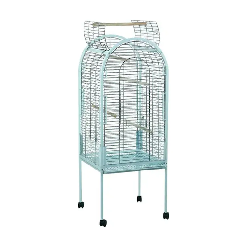 Flamingo Lorre Jaula Blanca para loros