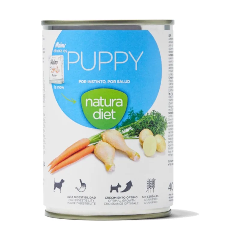 Natura Diet 400 g lata de alimento húmedo puppy