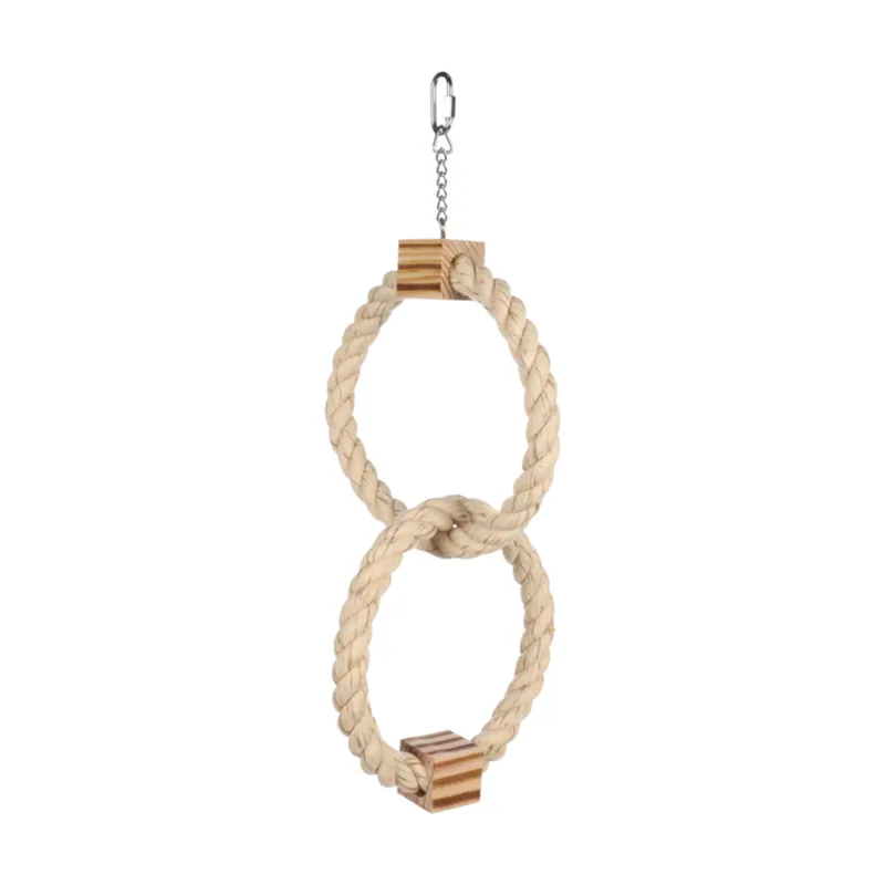 Flamingo Anillo con Cordón juguete para periquitos