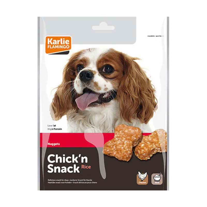 Flamingo 85 g Nuggest Karlie Pollo