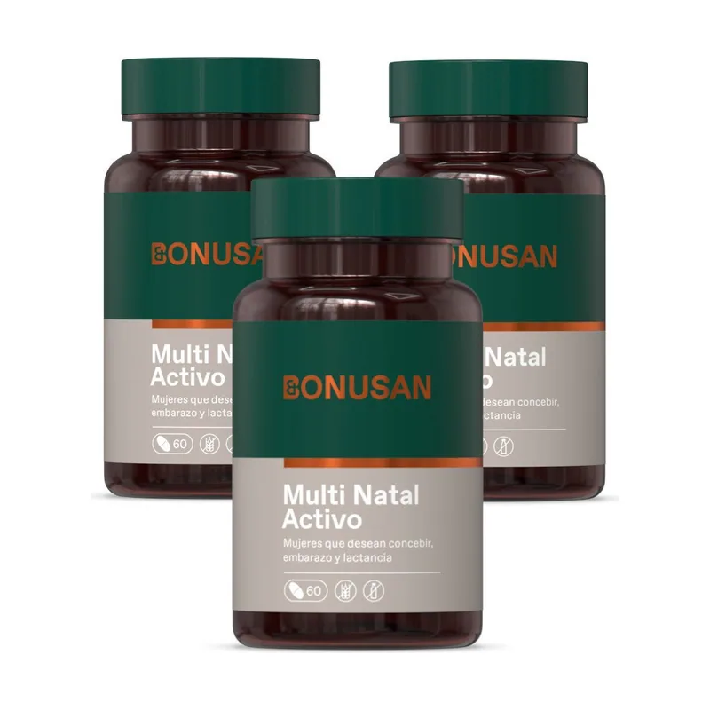 Bonusan Multi Natal Activo【PACK 】3x60 Tabletas
