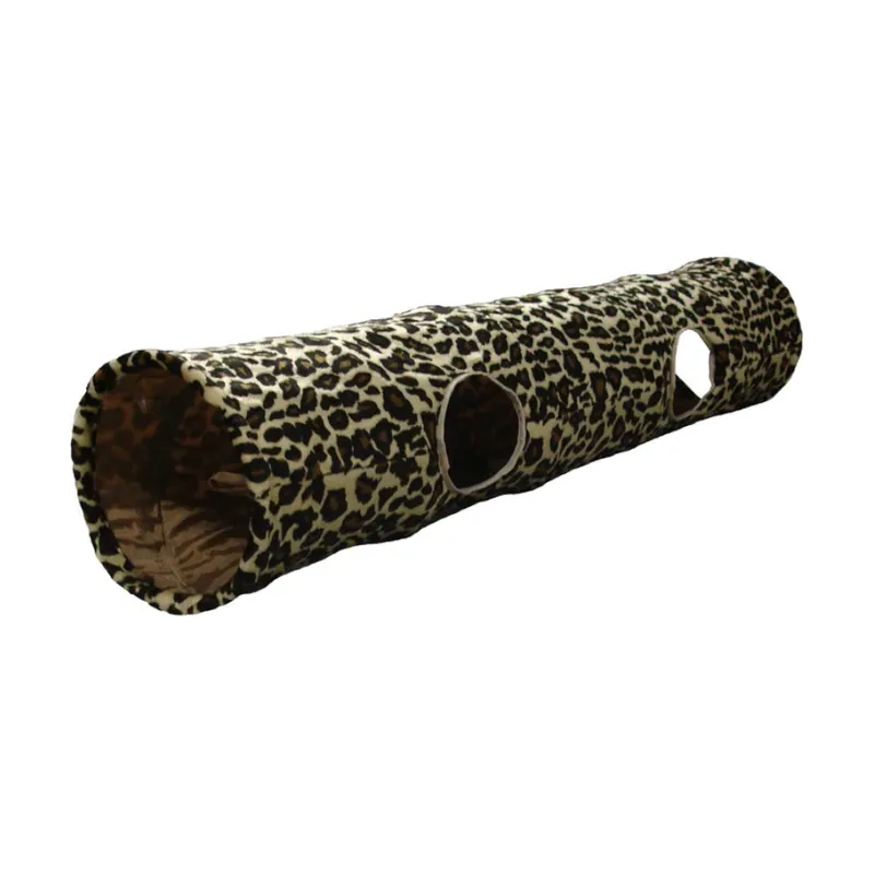 Flamingo Túnel Estampado Leopardo para gatos