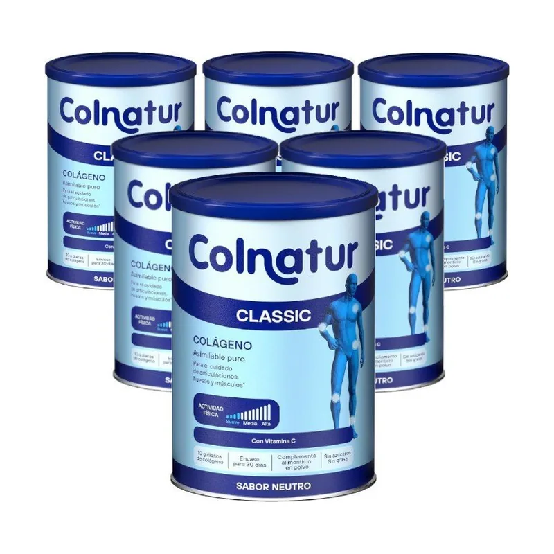 Colnatur Classic Neutro Colágeno Soluble PACK 6x306g