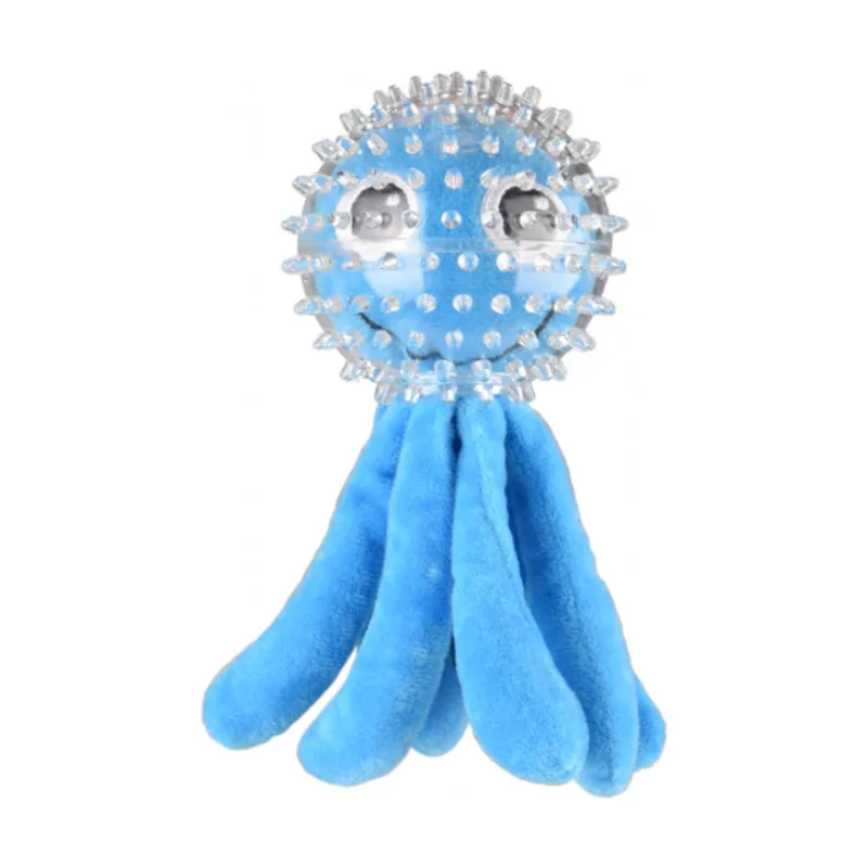 Flamingo Wilco Calamar Azul de Peluche para perros
