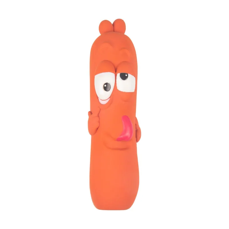 Flamingo JP Tipsy Mordedor Salchicha de Látex para perros