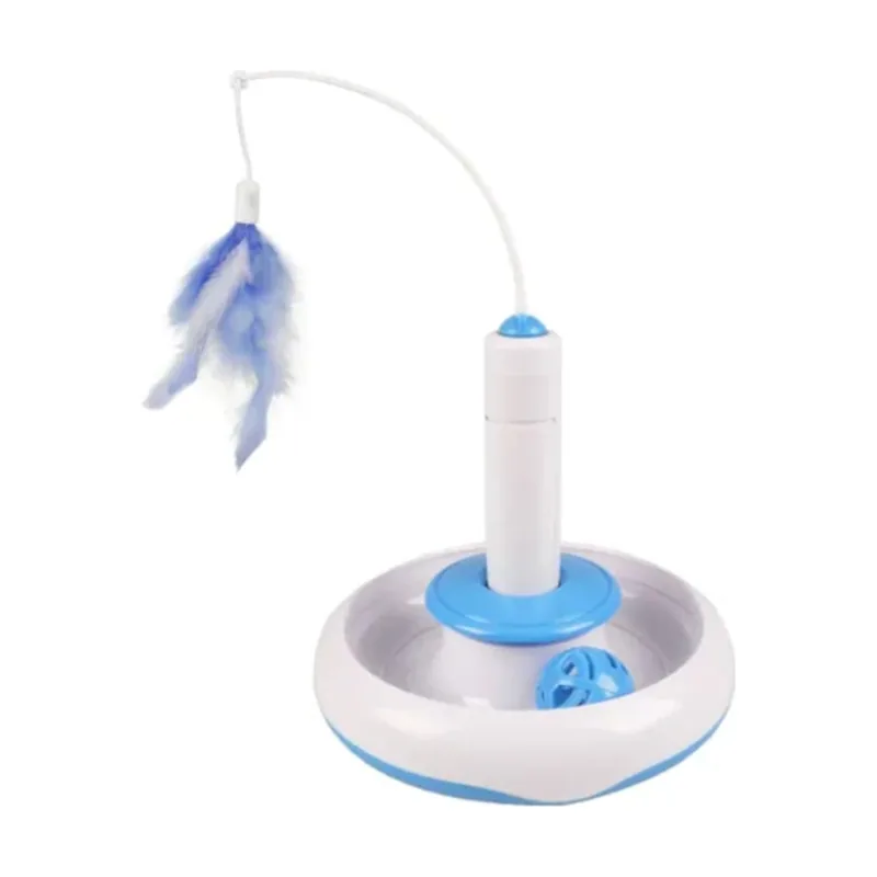 Flamingo Juguete Interactivo con Pluma para gatos