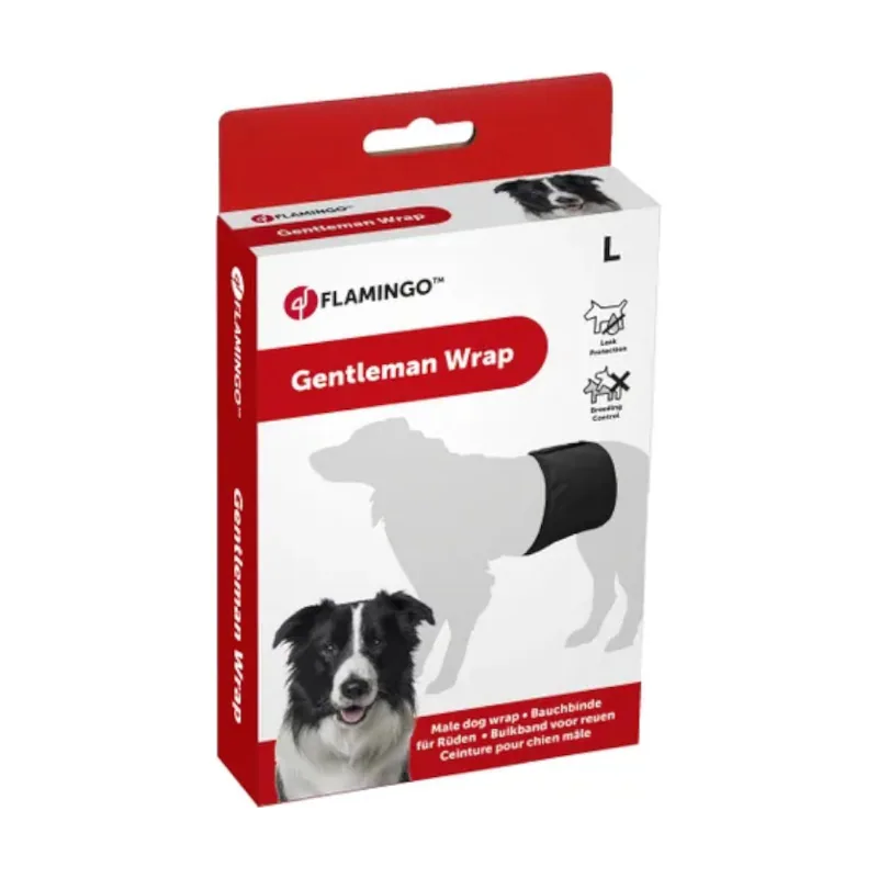 Flamingo Pañal Lavable para perros machos