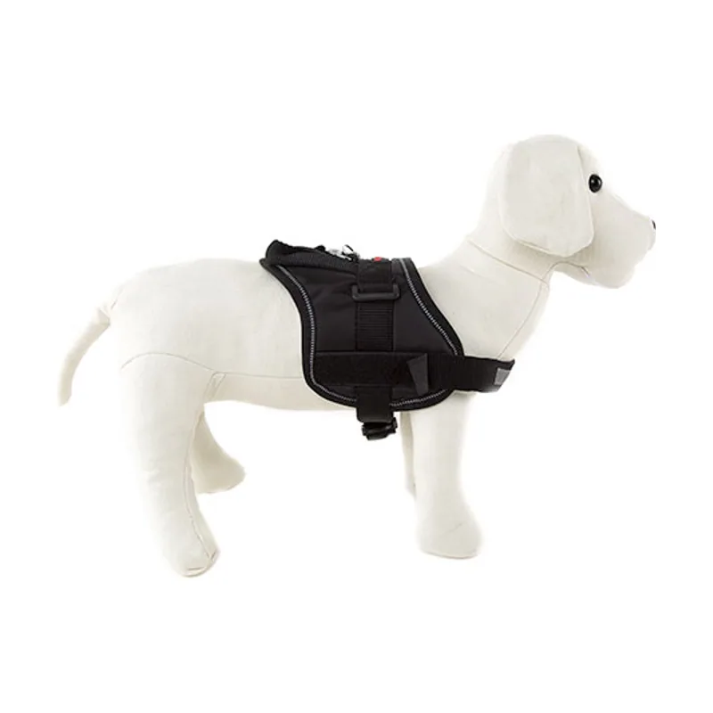 Flamingo Arnés acolchado Negro para perros