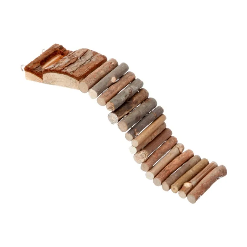 Flamingo Puente de Madera Flexible para roedores