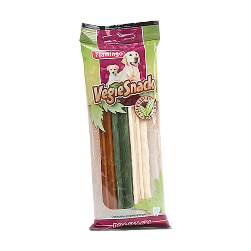 Flamingo Razas medianas Snacks dentales Vegie