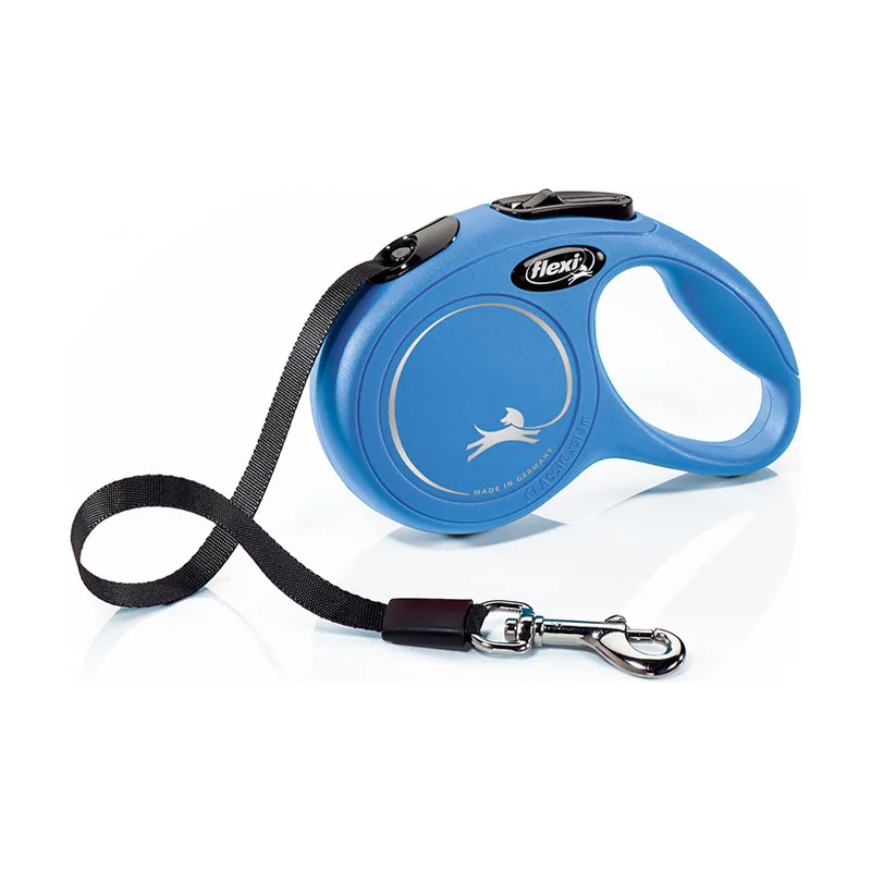 Flexi Classic Correa Extensible Azul para perros