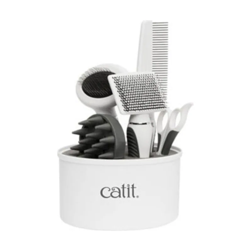 Catit Grooming Kit de belleza para gatos de pelo largo