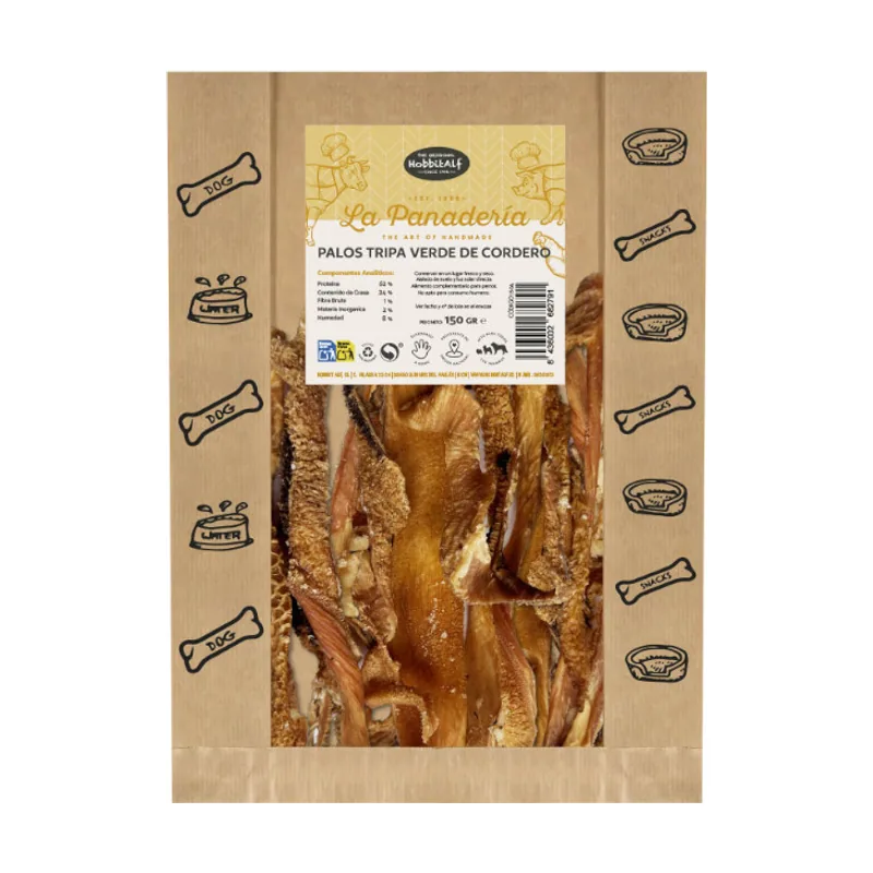 Hobbitalf 150 g Tiras Verde Cordero Snack