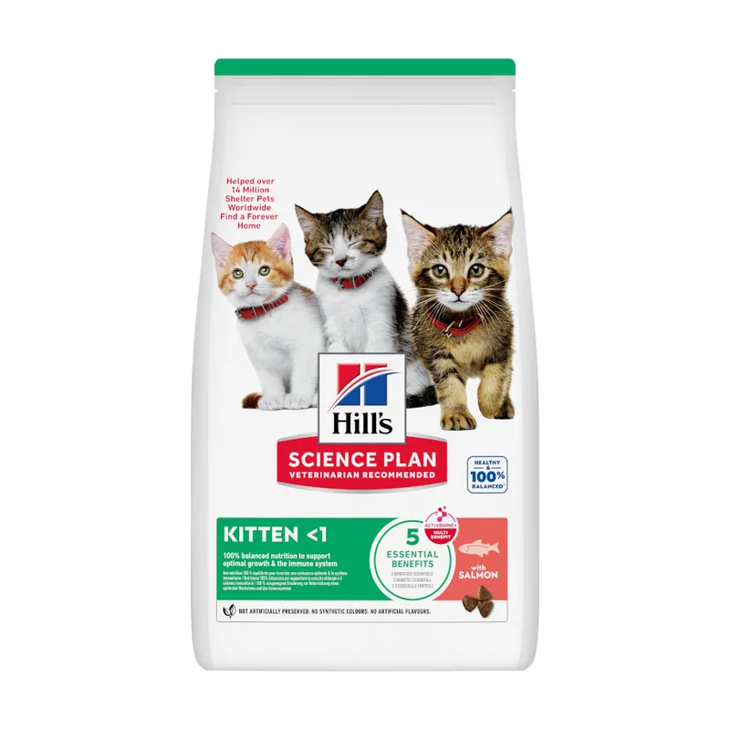 Hill's 1.5 kg Science Plan Pienso Salmón para gatitos