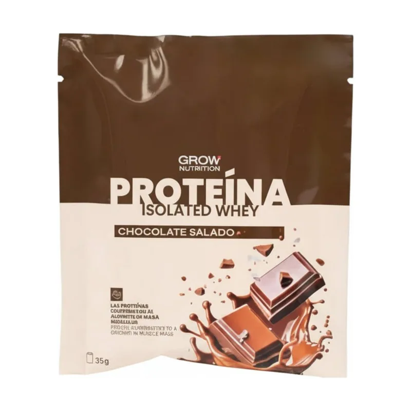Grow Nutrition Proteína Whey Monodosis Chocolate Salado 35g