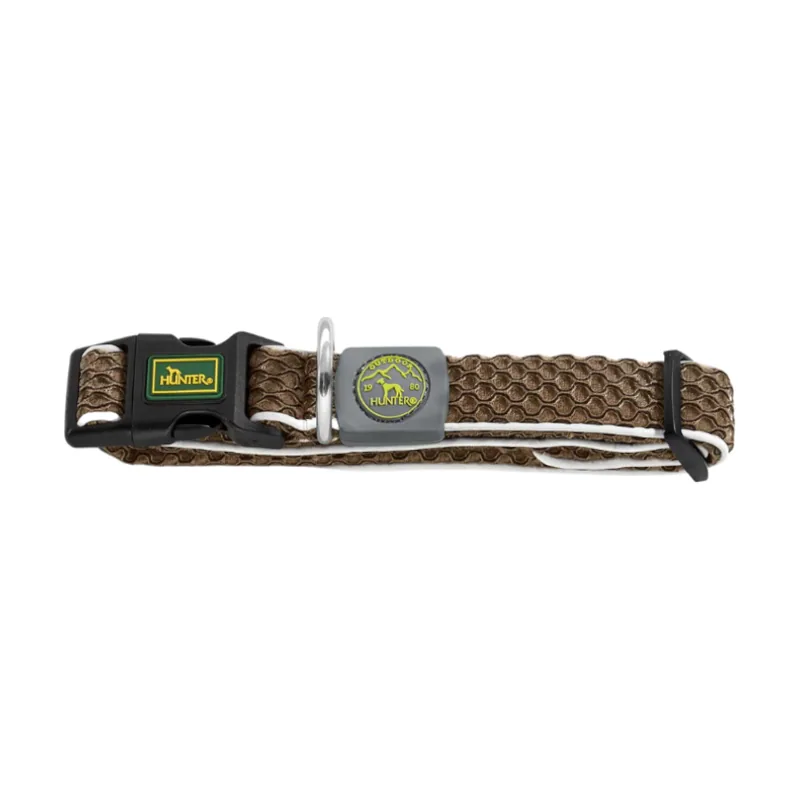 Hunter Hilo Vario Basic Collar marrón para perros