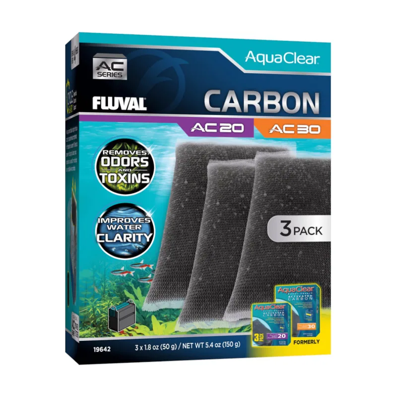 Fluval 0.2 KG AquaClear AC Carbón Activo para filtro de acuarios