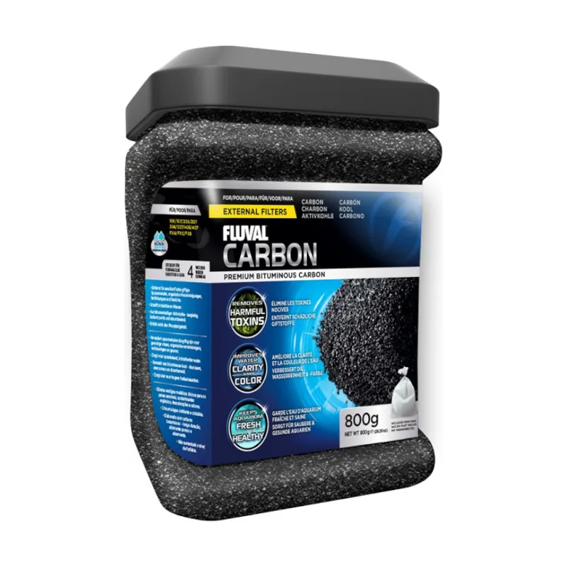 Fluval 1.04 KG Premium Carbón Activo para filtro externo de acuarios