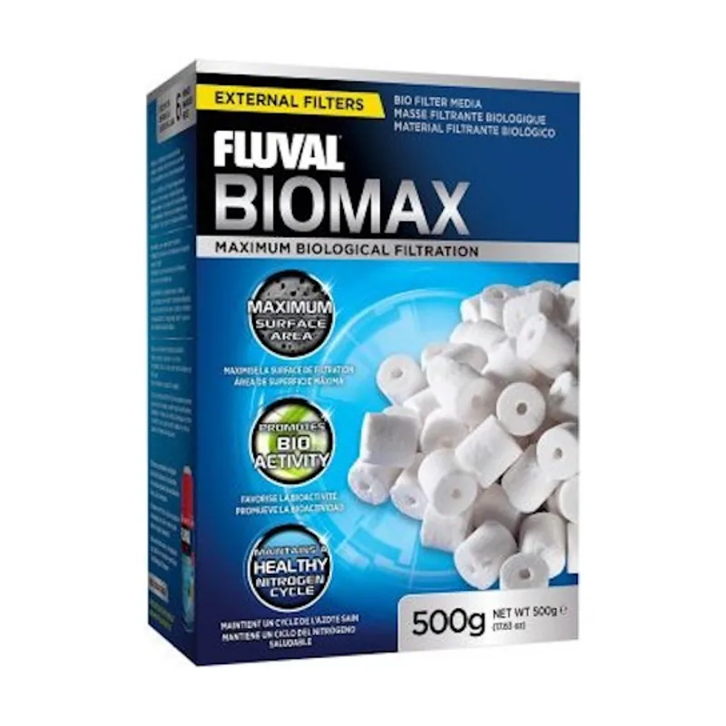 Fluval 0.56 KG BioMax Canutillos para filtro de acuarios