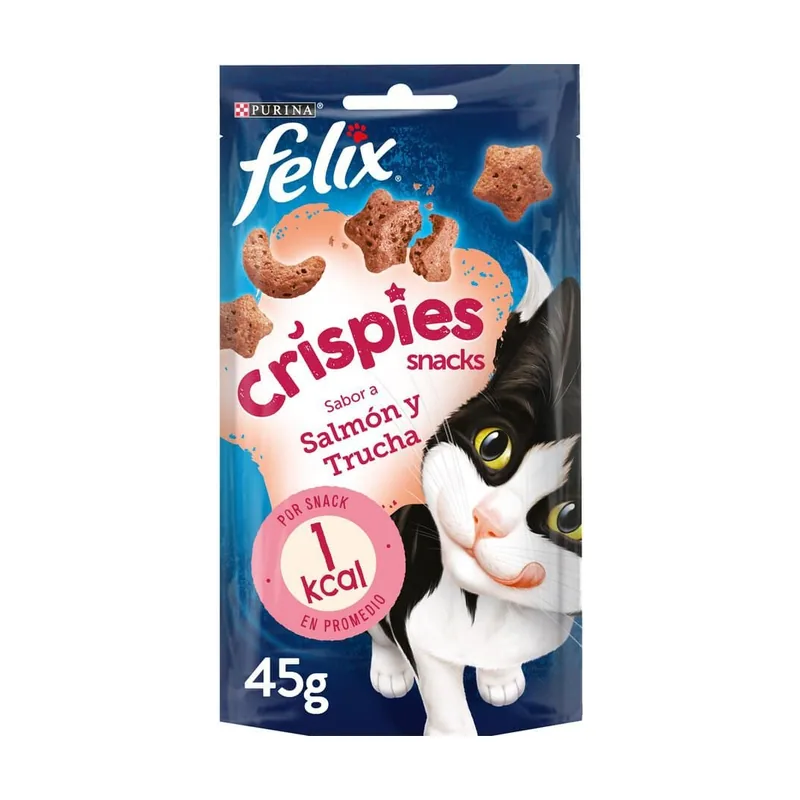 Felix 45 g Crispies Salmón y Trucha Bocaditos