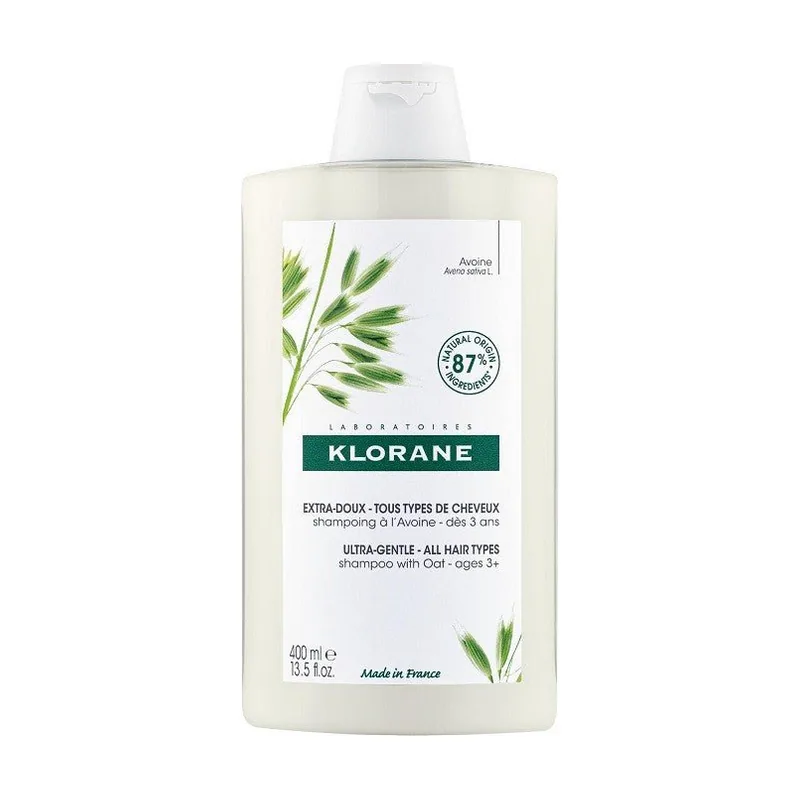 Klorane Champú Extra Suave Avena Uso Frecuente 400 ml