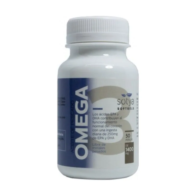 Sotya Beslan Aceite Pescado Omega 3 1400 mg 50 Perlas