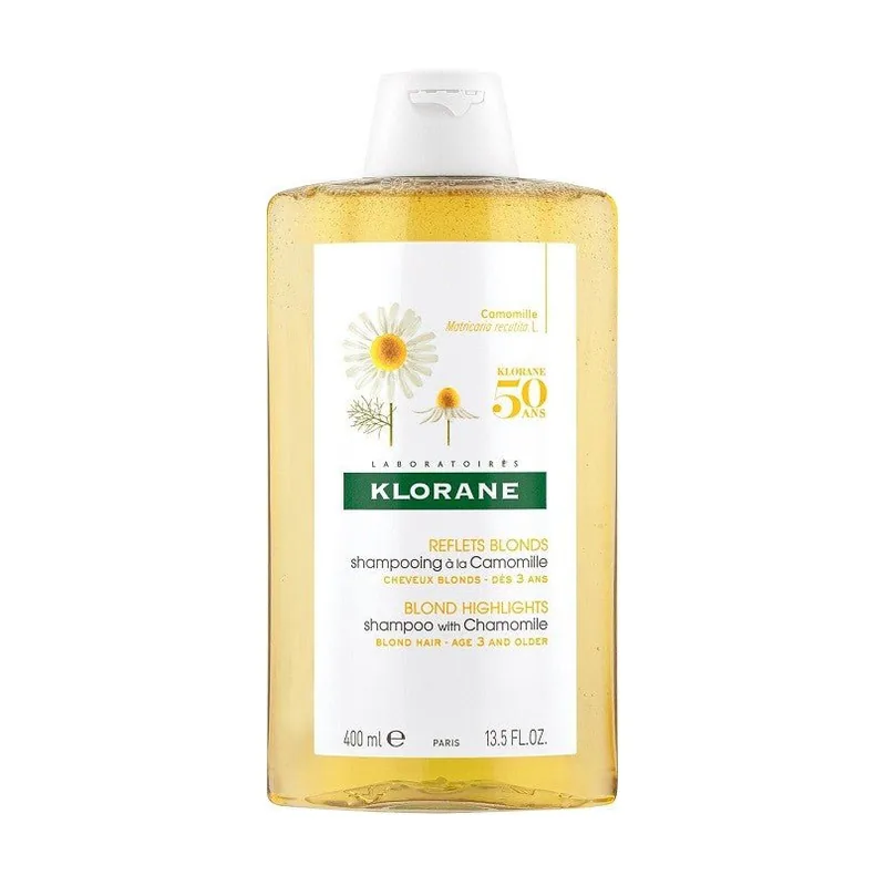 Klorane Camomila Champú Reflejos Rubios 400 ml