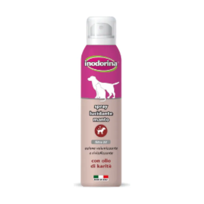 Inodorina Spray Brillo Filtro UV para perros y gatos